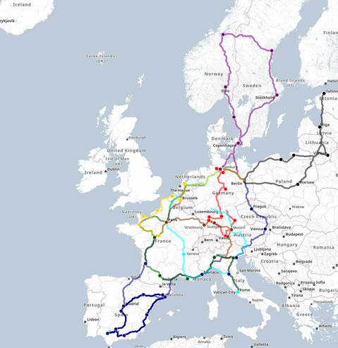 Karte von Europa, Bild 1