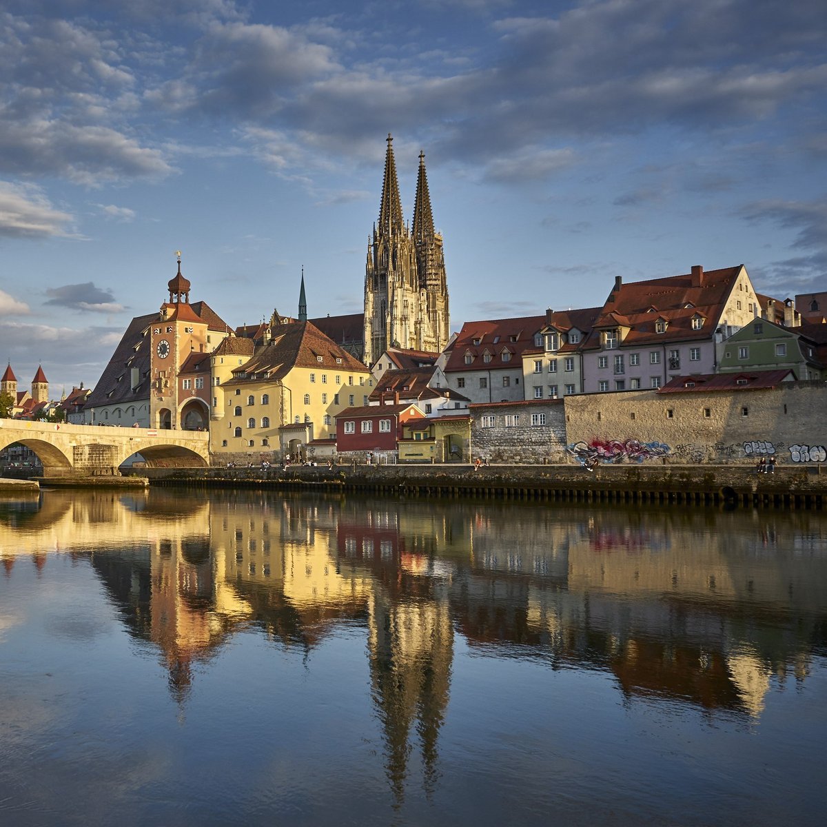 Regensburg on the river Danube